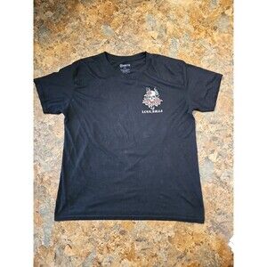 Love Kills T-shirt Mens Skull Roses rgstr‎ couture Size 2XL Black (A56)